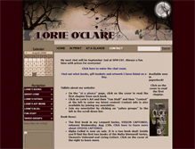 Tablet Screenshot of lorieoclare.com